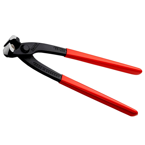 Knipex 8 3/4&quot; Concreters&#39; Nippers with Plastic Coated Grip (99 01 220 SBA)