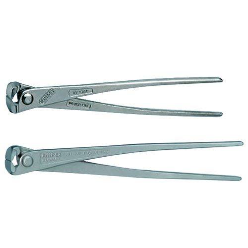  Knipex High Leverage Concreters&#39; Nippers with Bare Handle Grip - (2 Sizes Available)