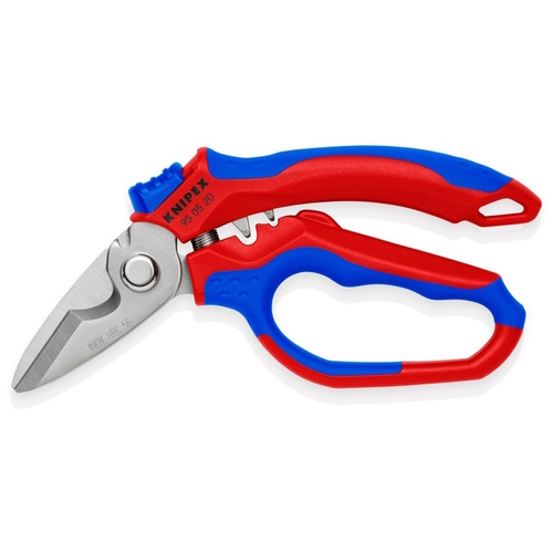 Knipex 6 1/4&quot; Angled Electricians&#39; Shears - 95 05 20 US
