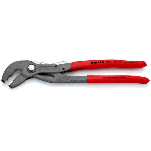 Knipex 10&quot; Spring Hose Clamp Pliers-Locking Device - 85 51 250 AF