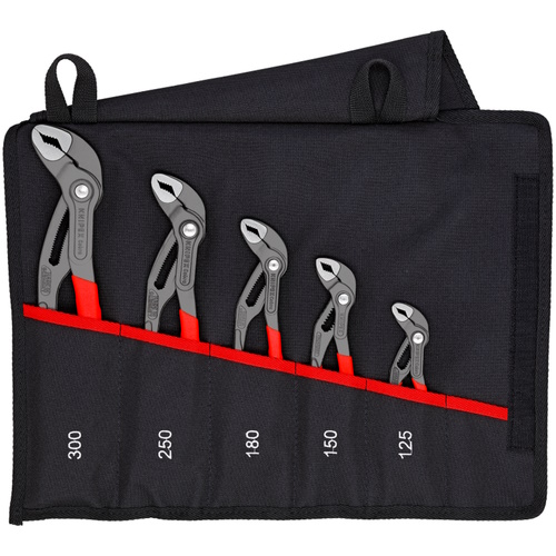 Knipex 5 Pc Cobra&#174; Set in Tool Roll - 00 19 55 S5