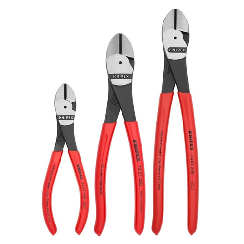 Knipex 3 Pc Diagonal Cutters Set - 00 20 05 US