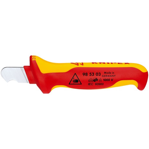 Knipex 7&quot; Dismantling Knife-1000V Insulated - 98 53 03