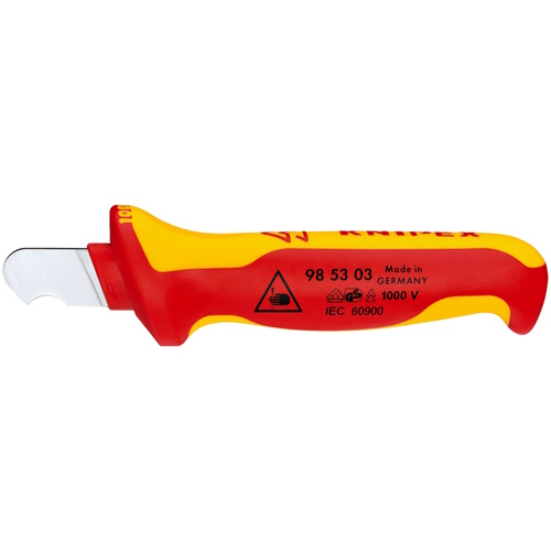 Knipex 7" Dismantling Knife-1000V Insulated - 98 53 03