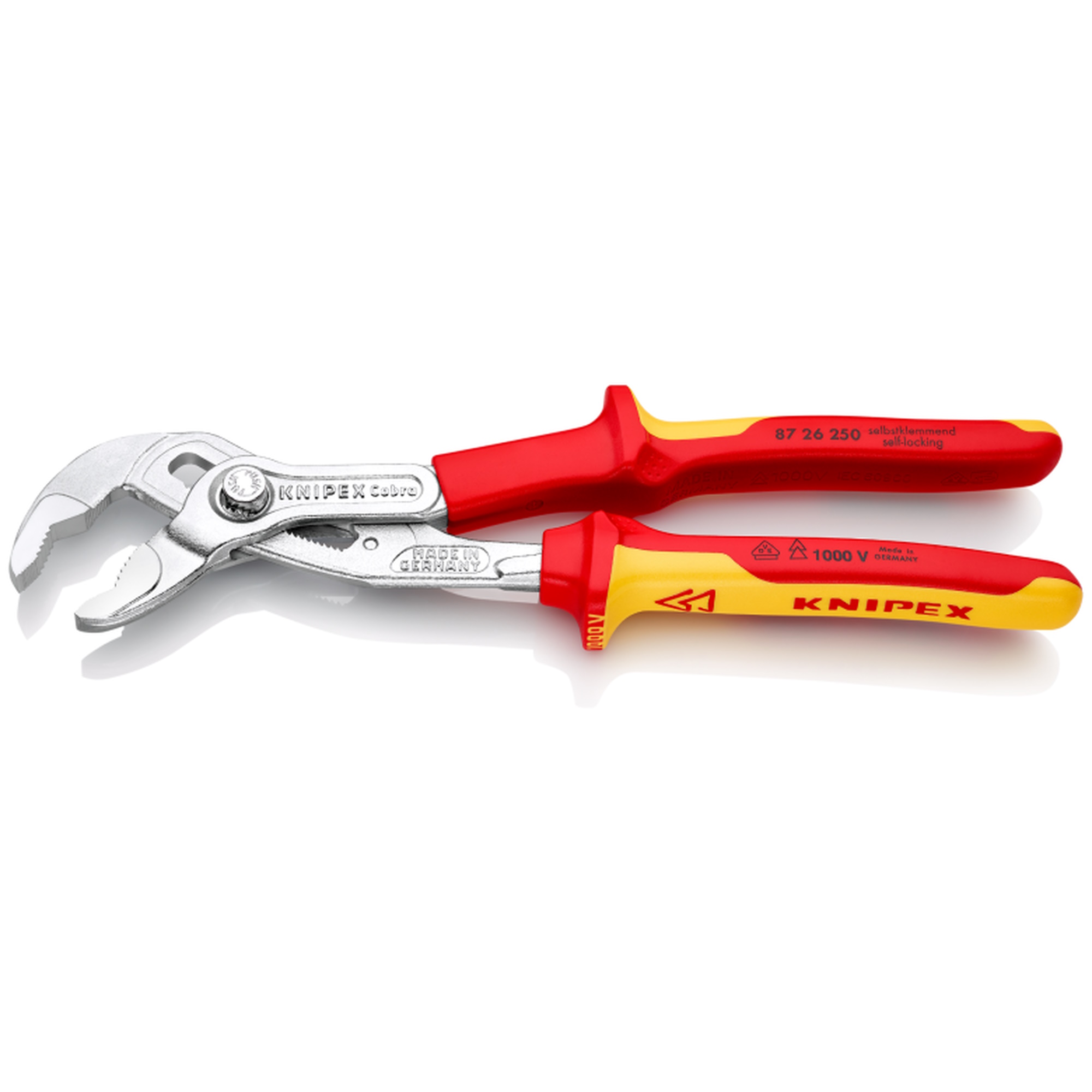Knipex 10 Cobra Water Pump Pliers 1000V Insulated 87 26 250 EngineerSupply