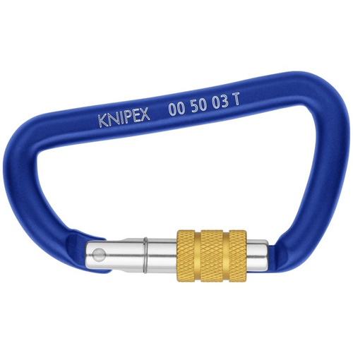 Knipex 3 1/4" Tool Tethering Locking Carabiners (2 Pack) - 00 50 03 T BKA