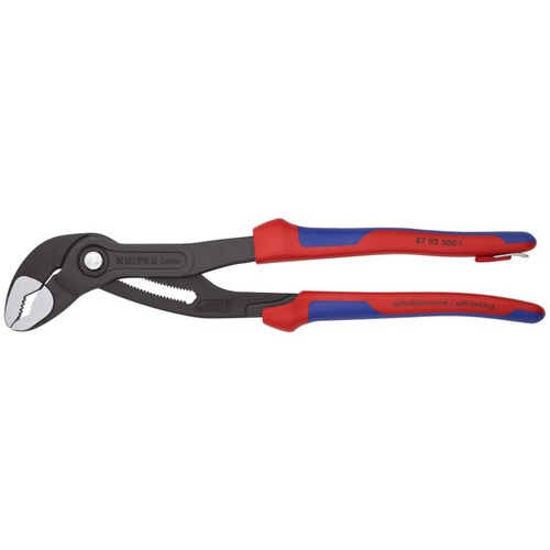 Knipex 12" Cobra® Water Pump Pliers-Tethered Attachment - 87 02 300 T BKA