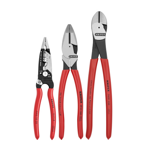Knipex 3 pc Electrical Set - 9K 00 80 158 US