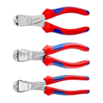 Knipex High Leverage End Cutting Nipper w/ Multi-component Grips - (3 Sizes Available) ET17855