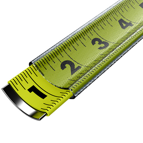 Komelon The Professional Chrome Measuring Tape - (6 Sizes Available) 
