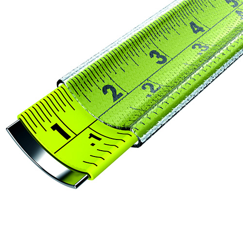 Komelon 25 Ft. The Professional Chrome Inch/Engineer Measuring Tape (425IEHV) 