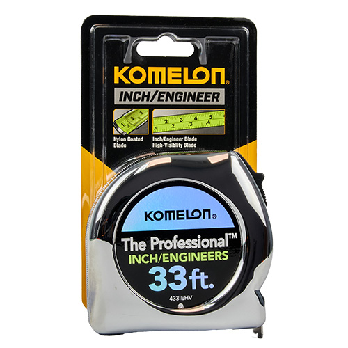 Komelon The Professional 433IEHV 33' Engineer's Measuring Tape 870433 ES2399