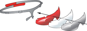 Leica GLB30 Red Laser Glasses 780117