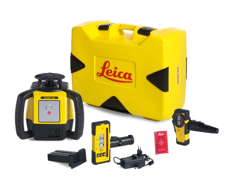 Leica Rugby 640 Series Rotary Laser Kit ES5191 