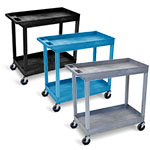 Luxor 32" x 18" Tub Cart - Two Shelves - EC11 (3 Colors Available) ES7444