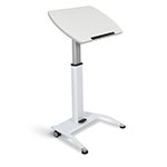 Luxor Pneumatic Height Adjustable Lectern - LX-PNADJ-WH ES7649