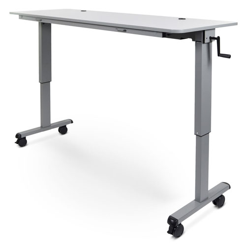 Luxor 72&quot; Adjustable Flip Top Table with Crank Handle - STAND-NESTC-72
