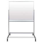 Luxor 48"W x 36"H Double-Sided Mobile Magnetic Glass Marker Board - MMGB4836 ES8846