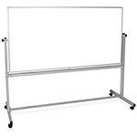 Luxor 72"W x 48"H Double-Sided Magnetic Whiteboard - MB7248WW ET10429