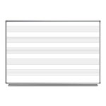 Luxor 72"W x 48"H Wall-Mount Music Whiteboard - WB7248M ET10441