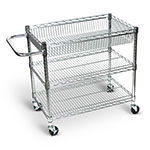 Luxor Large Wire Tub Cart - Three Shelves - LICWT2918 ET10447