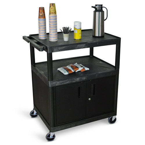  Luxor Large Coffee Cart - Cabinet - HE40C-B 