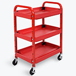 Luxor Adjustable Utility Cart - Three Shelves - ATC332 ET10519
