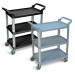 Luxor Serving Cart - Three Shelves - SC12 (2 Colors Available) ET10522