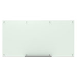 Luxor 96"W x 48"H Magnetic Wall-Mounted Glass Board - WGB9648M ET10529