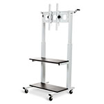 Luxor Crank-Adjustable Flat Panel TV Cart - CLCD ET10536