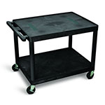 Luxor 27"H AV Cart - Two Shelves - LE27-B ET10559