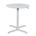 Luxor 36" Pneumatic Height Adjustable Round Cafe Table - LX-PNADJ-36RD ET10701