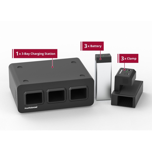 Luxor Light Use Bundle - KwikBoost EdgePower® Desktop Charging Station System - KBEP-3B3C3