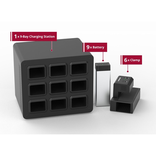 Luxor Heavy Use Bundle - KwikBoost EdgePower® Desktop Charging Station System - KBEP-9B6C9