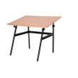 Martin Universal Design Martin Berkeley Classic Black Base with 30" x 42" Cherry wood C Top U-DS1404CW ES3893