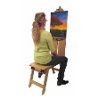 Martin Universal Design Martin Rolling Wooden Bench Style Easel 92-3050 ES4024