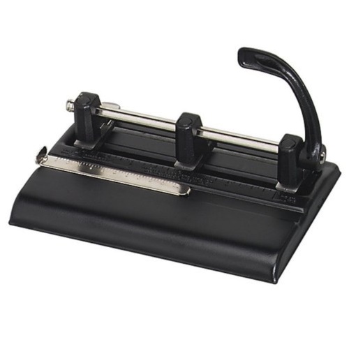 Martin Yale 1325B - Master Adjustable Hole Punch with Lever Handle - 9/32 Hole Diameter