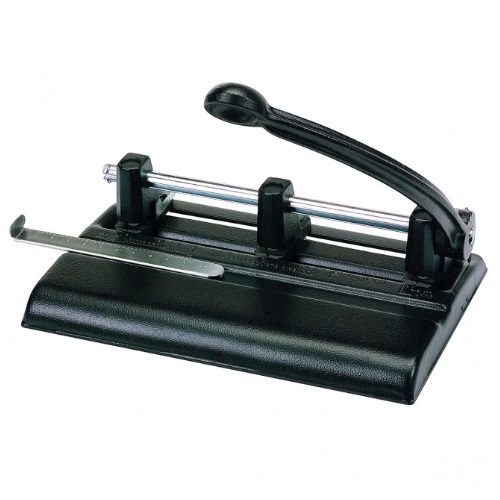 Martin Yale 1340PB - Master Adjustable Hole Punch with Lever Handle - 13/32 Hole Diameter