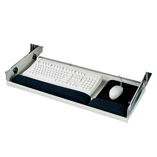  Martin Yale Adjustable Steel Keyboard Drawers - Pearl Gray - 22030