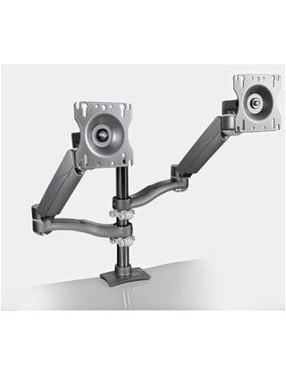 Mayline Pole-Mounted, Dual Arm Monitor Mount EZKC2 ES5782