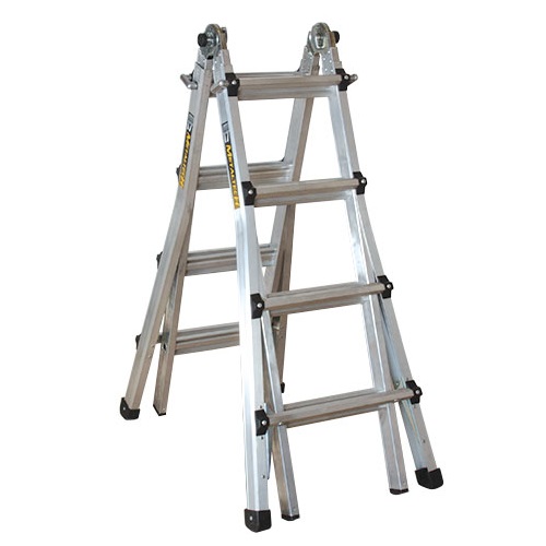 Metal E-MTL7100AL - 17 ft Telescoping Multi-Position Ladder