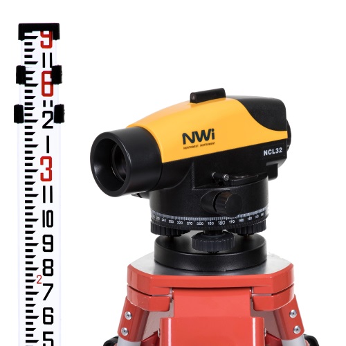 Northwest Instrument 32x Contractor's AutoLevel Package NCLP32 (Item 13032) EngineerSupply