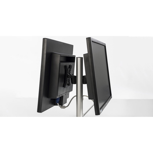 Photograph of Novus MY Twin Fix Dual Monitor Mount - Rail System, Silver - 910+1169+000
