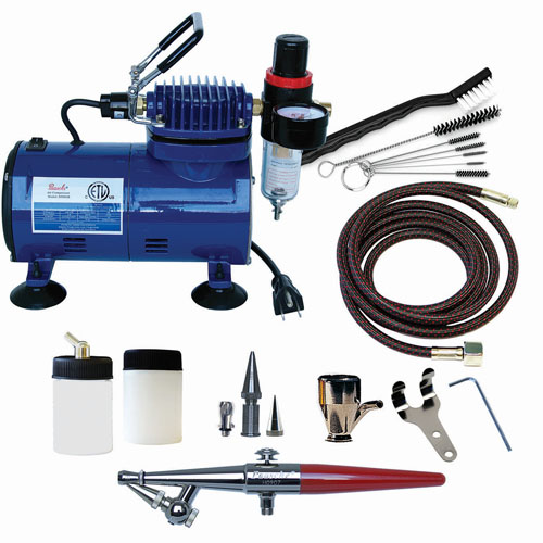 Paasche AirBrush H Series Compressor and Airbrush Kit - H-100D