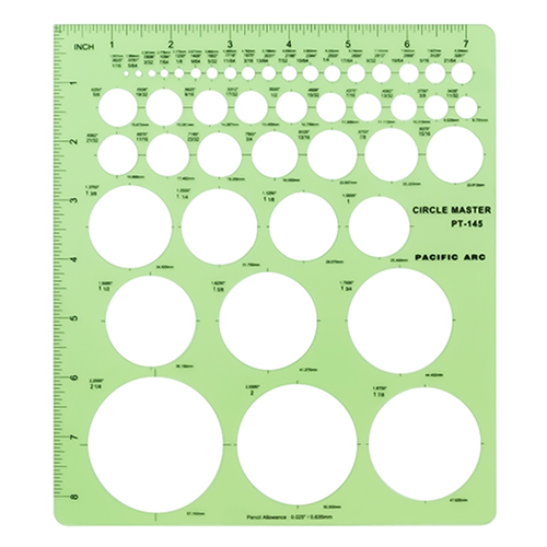  Pacific Arc 45 Circle Master Template - PT-145