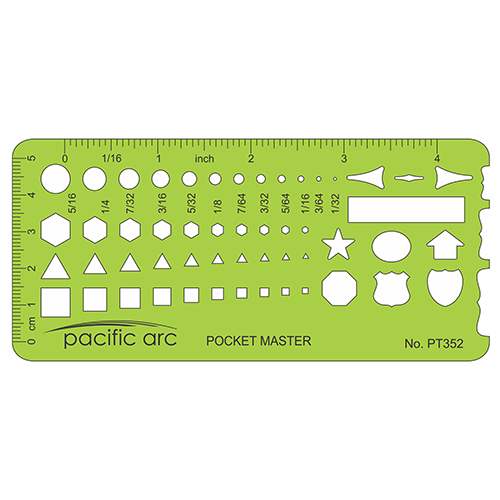  Pacific Arc Pocket Master Template - PT-352