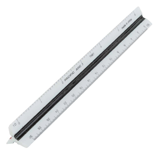 Pacific Arc 6" Mini Engineers Tri-Scale - T-561