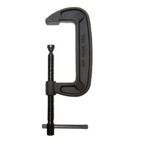 Palmgren 4&quot; Heavy-Duty C-Clamp / Black Oxide - 9629097