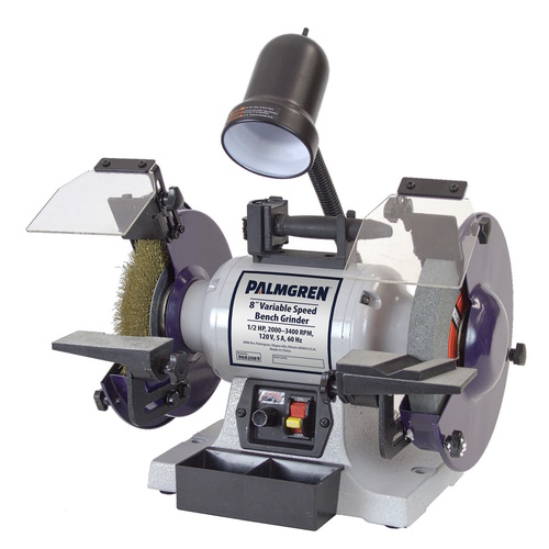 Palmgren 8&quot; Economy Bench Grinder 1/2 HP 120V - 9682089