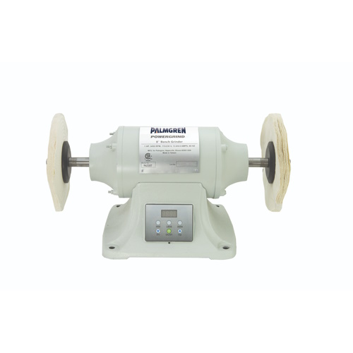 Palmgren Powergrind XP 8" 1HP 115/240V Variable Speed Bench Buffer - 9682107